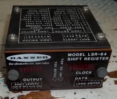 BANNER SHIFT REGISTER LSR-64 8 PIN (WL8-2)