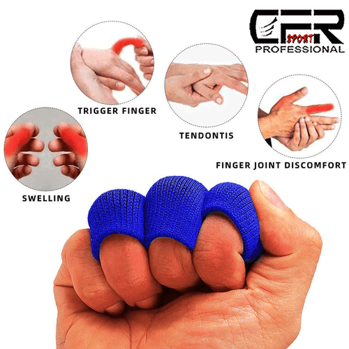 Finger Sleeves Splint Arthritis Compression Brace Triggger Finger Joint Support - Picture 4 of 16