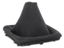 SCHALTMANSCHETTE FUR MERCEDES SLK R171 2004-2011 SCHALTSACK ALCANTARA NAHT WEISS