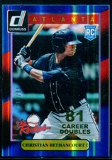 2014 Donruss The Rookies Stat Line Career #31 Christian Bethancourt Card 60/81