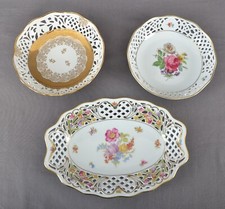 KONVULOT DURCHBRUCH SCHALE PORZELLAN WALDERSHOF BURG LINDAU SCHUHMANN ARZBERG