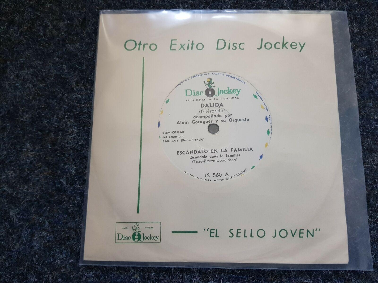 7"" Single Vinyl Dalida - El/ Il silencio/ Scandale dans la famille ARGENTINA