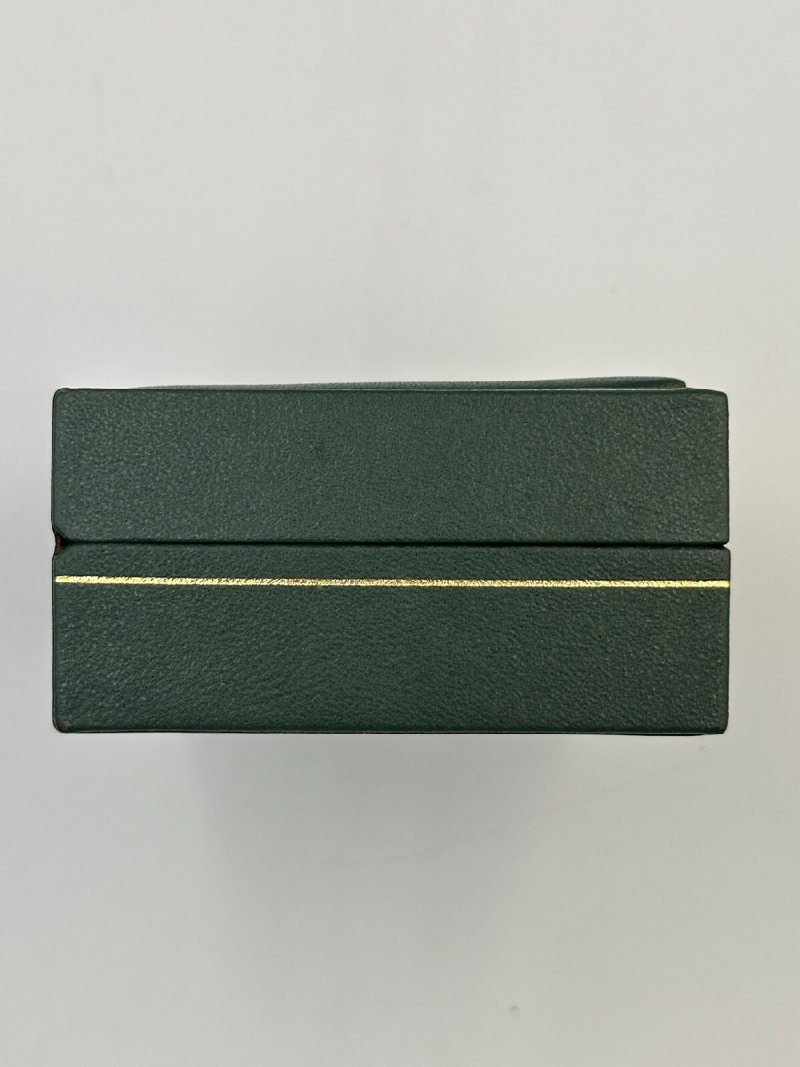 VINTAGE GENUINE ROLEX Green Watch Box case 11.00.71 wood