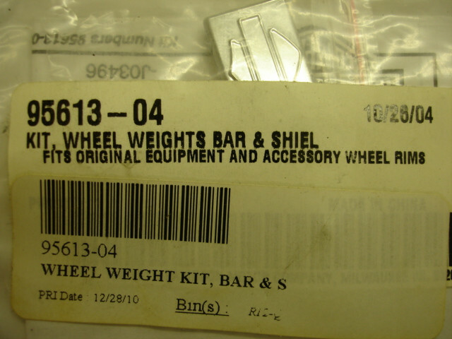 TO -BE-CHIC新品チュニック Harley Davidson OEM 1Pc P/N 95613-04 Genuine Wheel Weights