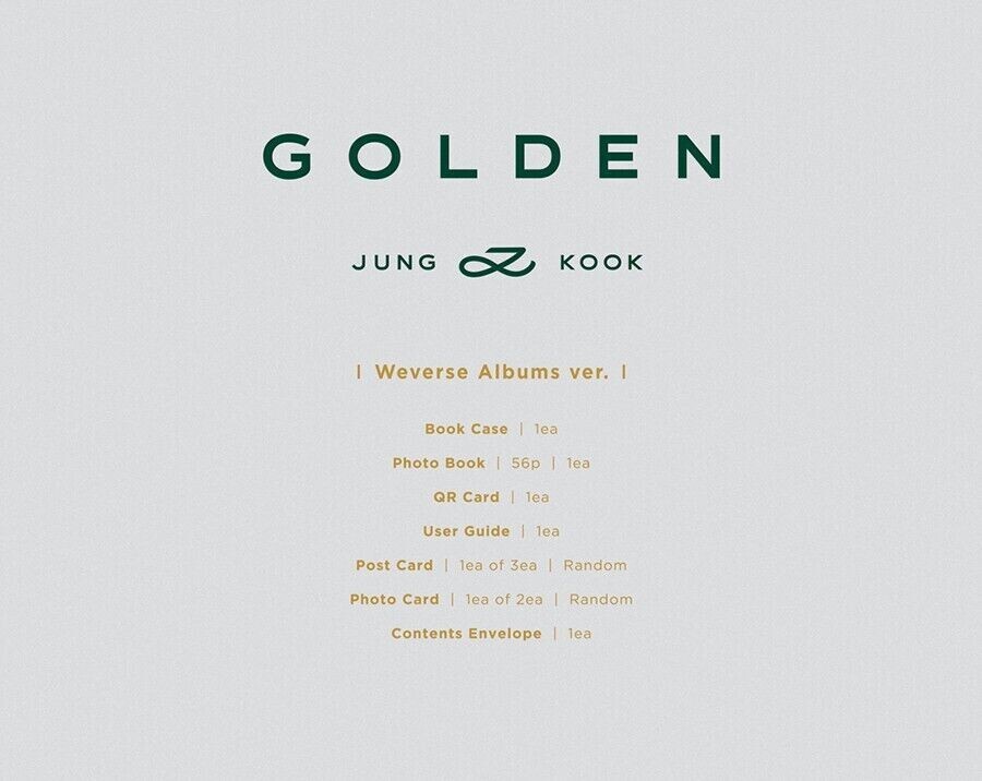 【新品未開封トレカ付き】JUNGKOOK GOLDEN アルバム 3枚セット 新品未開封】BTS ジョングク GOLDEN 3形態セット トレカつき