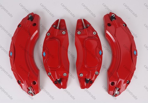 Car Caliper Covers Compatible for Toyota Camry 2019-2024 RAV4 2020-2024 Red - Picture 8 of 8