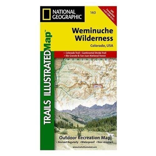 Weminuche Wilderness Map Trails Illustrated Maps By Nat Geo Nat Geo S L640 