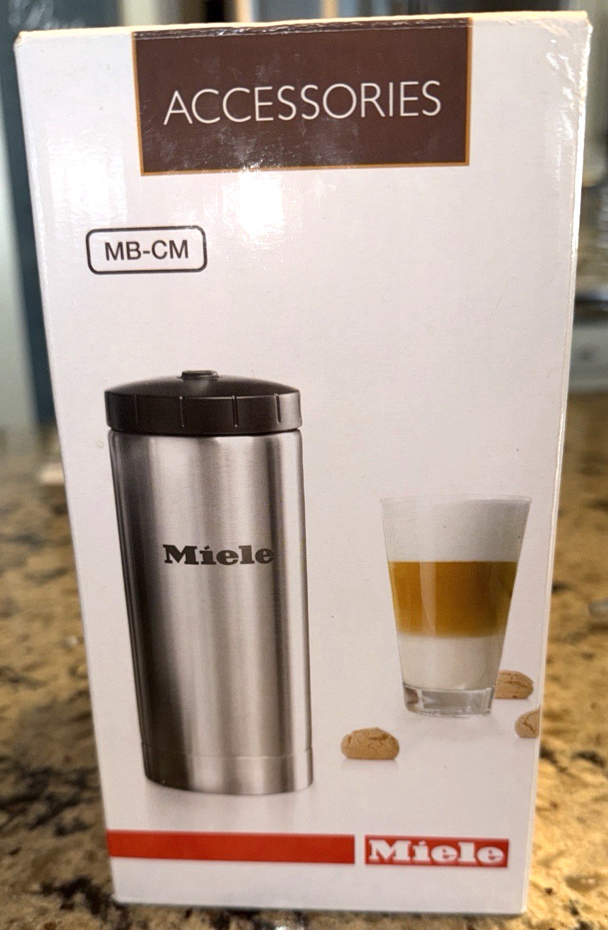 Miele MB-CM Stainless Steel Milk Container &ndash; Brand New in Box &ndash; OEM Accessory