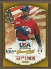 2013 USA Baseball Champions #12 Barry Larkin - BB