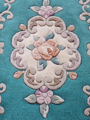 New Tags High Quality Hand Knotted  Aubusson 90 L Wool Rug 2'3'' x 4' Tag $720.00