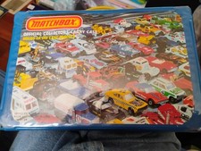 Vintage 1980 Matchbox Car Collectors Storage Case Holds 24 Cars With 24 Cars