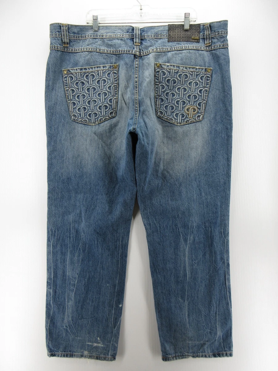古着 PELLE PELLE ブラックデニム バーギージーンズ パッチロゴ 36 Pelle Pelle Jeans for Men for sale - eBay