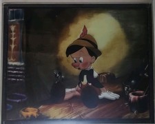 ​De colección Walt Disney Pinocho Pequeño Cricket Vitral Atrapasol Sin Marco