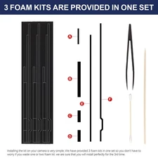 Self Adhesive Sponge Sets Pre-Cut Seal Foam Repair Kits for Contax RTS Camera