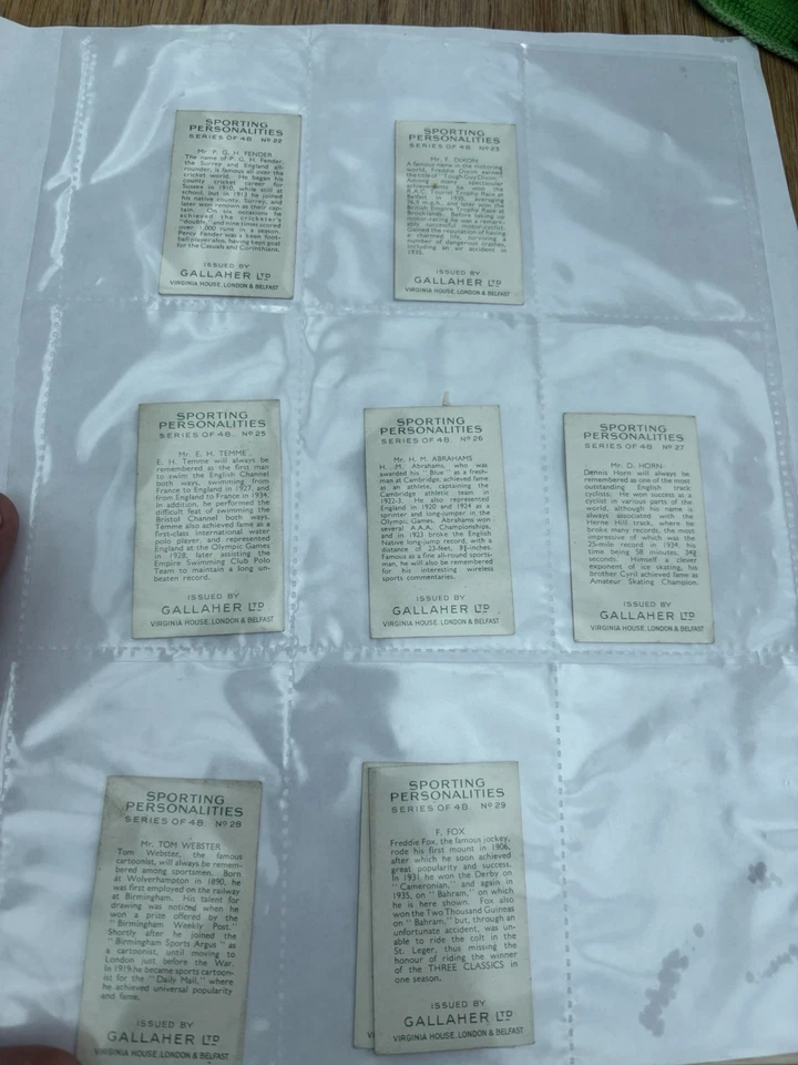 1936 Gallaher Sporting Personalities - Image 4 of 4