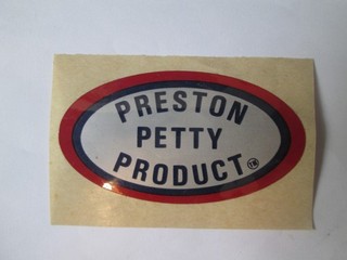 PRESTON PETTY PRODUCT ORIGINAL STICKER