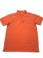Lacoste Polo Shirt Mens Size 6 Orange Short Sleeve Classic Fit Casual