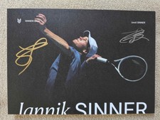 Jannik SINNER  original signierte Autogrammkarte Rarit&auml;t