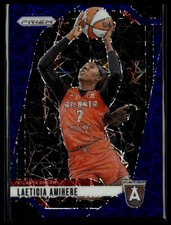 2024 Panini Prizm WNBA #54 Laeticia Amihere Blue Velocity Prizms