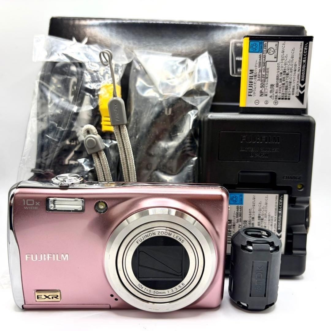 FUJIFILM FinePix F70EXR Pink Compact Digital Camera with Box