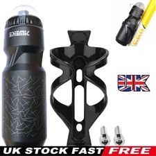 Mountain Bike Bicycle Cycling Water Drink Bottle and Holder Cage Sports 750ML UK