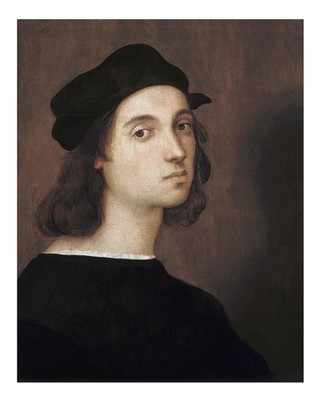 Klassische Renaissance-Wandkunst von Raphael Portr�t-Wandkunst