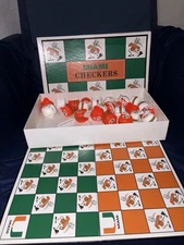 Vintage 1994 NCAA Miami Florida Gators Checkers Game Board