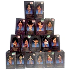 (Lot of 17) Fontanini Figures For 5" Scale Heirloom Vintage Nativity Village New