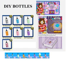 Webkinz DIY bottles choose 12 (more bottles now!)