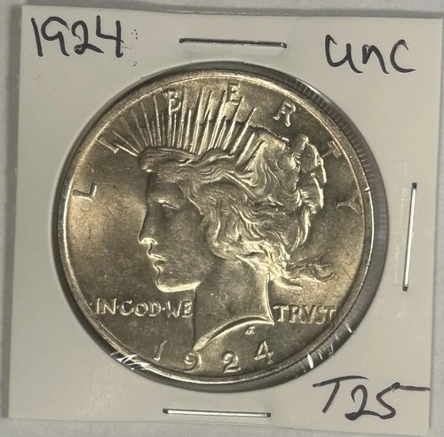 1924 Peace Silver Dollar Coin