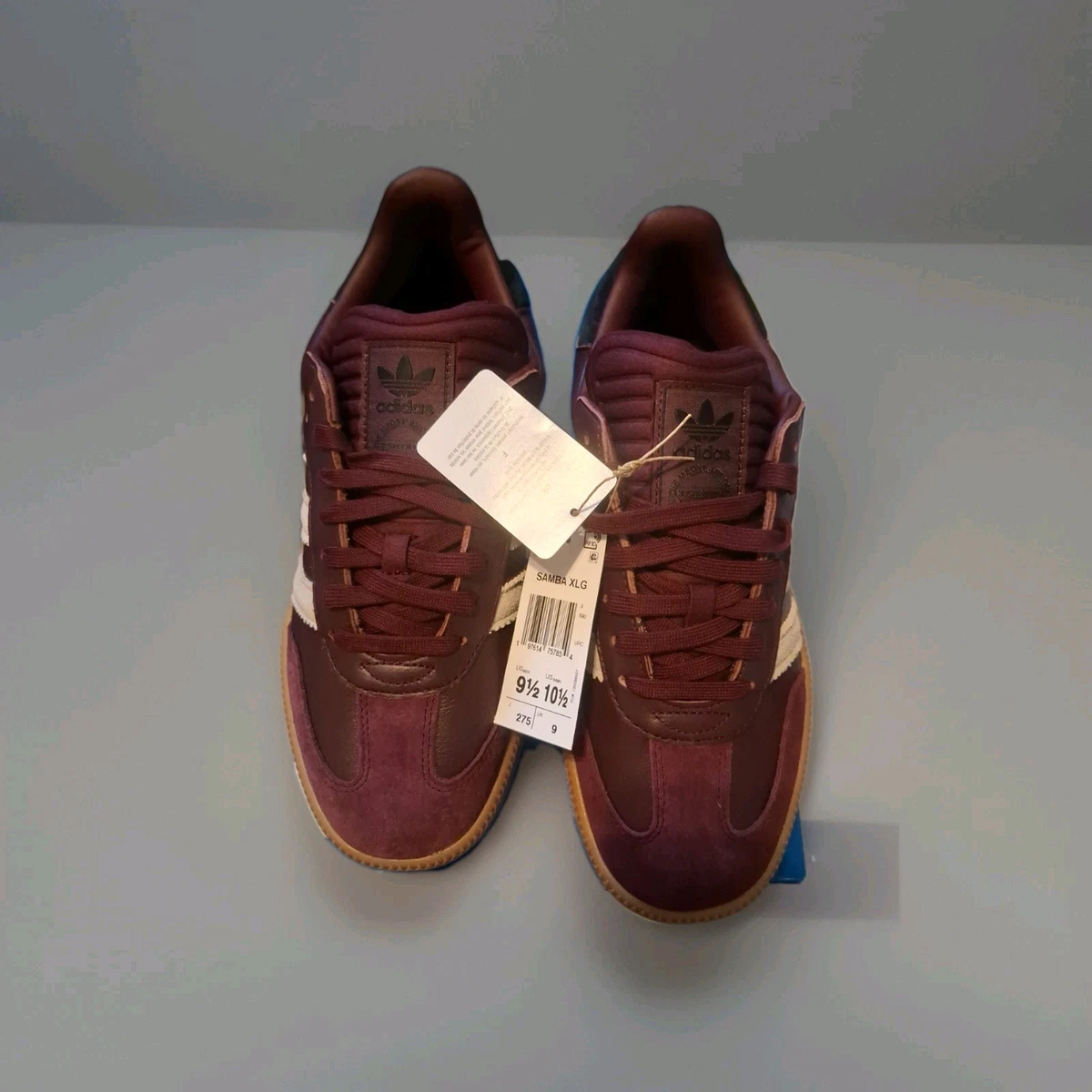 Adidas Samba XLG Maroon White for sale | eBay