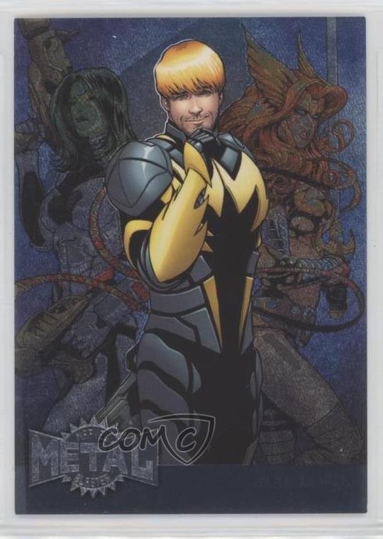 2015 Marvel Fleer Retro 1995 Fleer Metal Blaster Star-Lord #35 0n8h