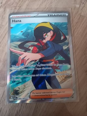 Hana 204/167 Maskerade im Zwielicht Pokemon Karte Deutsch Near Mint