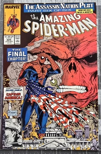 Amazing Spider-Man #325 (Marvel Comics Late November 1989) Todd McFarlane VF+