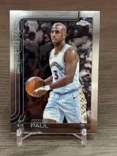 2025-26 Topps Chrome Chris Paul #219 San Antonio Spurs Base Chrome