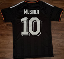 Germany World Cup Soccer Jersey #10 Musiala Black Adult Size S New With Tags