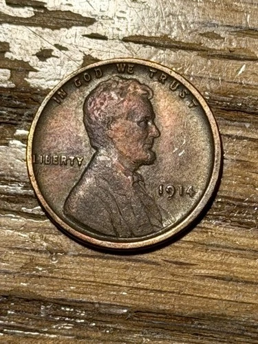 1914p  Lincoln Wheat Cent - [VF] Very Fine - Higher Grade  ~