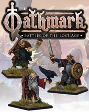 Oathmark - OAK101 - Dwarf King Wizard & Musician - North Star/Osprey Games