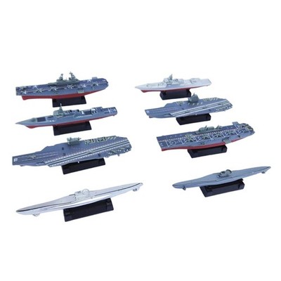 8Pcs Aircraft Carrier Model 4D Assembled Ship Model for Girls Birthday Gifts