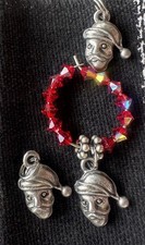 Santa Clause Charms For Bracelets, Jewelry Making, Arts N Crafts