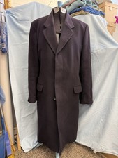 Men s Cashmere Blue Overcoat