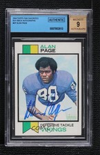 BAS 2004 All-Time Fan Favorites Buyback Alan Page BGS Authentic Auto HOF 5f4