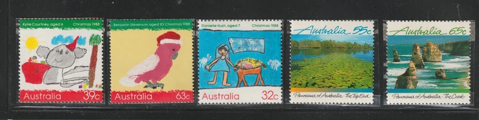 Australia Lot 20: Postage (1988-1989) VF Mint NH - 2021 Scott Cat. Value $20.45 - Image 3 of 4