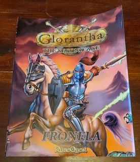 Runequest: Glorantha the Second Age Fronela 2008 Mongoose Publishing softback