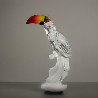 Retired Swarovski “Feathered Beauties” Toucan Figurine | Austria | Mint | 2000s