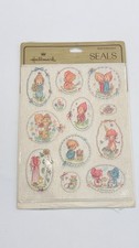 Vintage Hallmark Garden Children Seals Stickers 4 Sheets L1233 Sealed