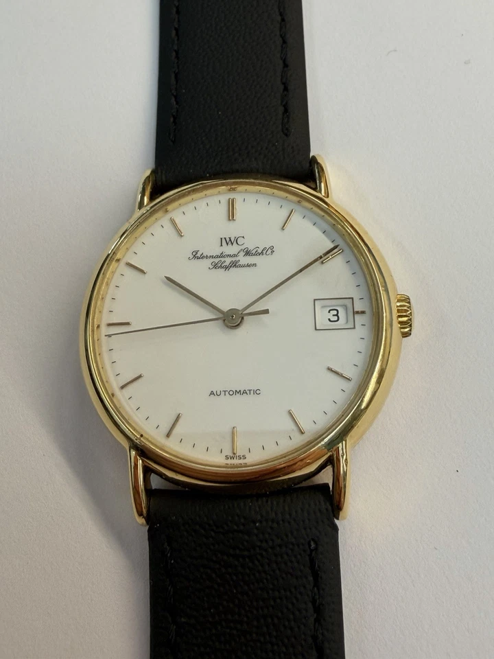 Iwc Portofino Automatic Uhr 18 K Gold Massiv Ref IW 3513 - Bild 3 von 4