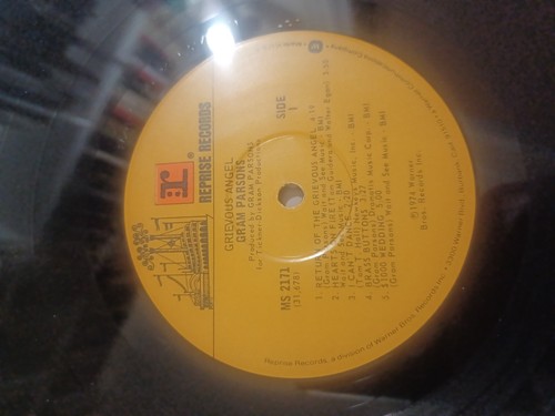 1974 Gram Parsons - Grievous Angel, Vinyl LP. - Picture 11 of 14