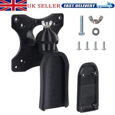 Pivoting Black TV Bracket & Wall Mount Caravan Motorhome Campervan Boat - 88083