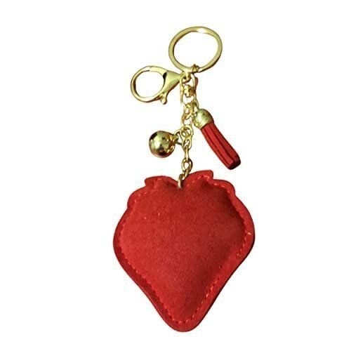 Popfizzy Bling Strawberry Keychains for Women and Girls, Rhinestone Purse